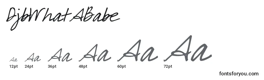 DjbWhatABabe Font Sizes