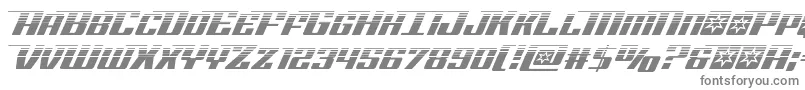 Rocketpophalf-fontti – harmaat kirjasimet valkoisella taustalla