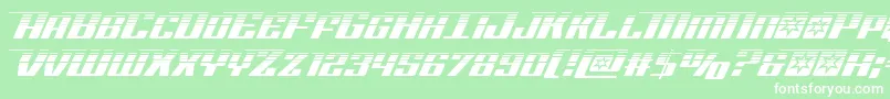 Rocketpophalf Font – White Fonts on Green Background