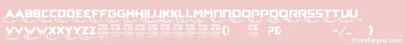 ZaggaPersonalUse Font – White Fonts on Pink Background