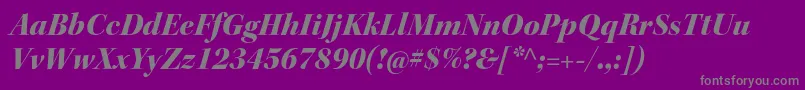 fuente KeplerstdBlackitdisp – Fuentes Grises Sobre Fondo Morado