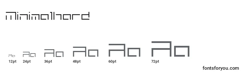 Minimalhard Font Sizes