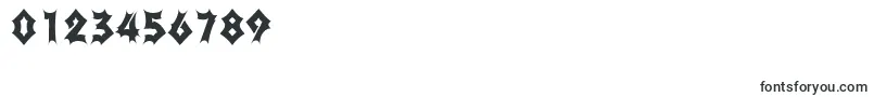 Transylvania-Schriftart – Schriften für Zahlen und Nummern