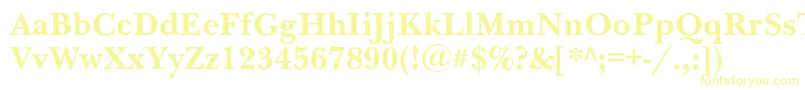 NewbaskervillecBold Font – Yellow Fonts