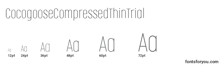 CocogooseCompressedThinTrial Font Sizes