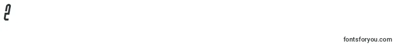 フォントDo Not Eat This Italic – フォント数字2