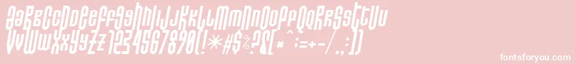 フォントDo Not Eat This Italic – ピンクの背景に白い文字