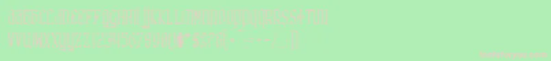 CatharsisRequiem Font – Pink Fonts on Green Background