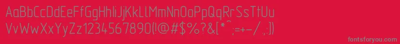 GostA Font – Gray Fonts on Red Background