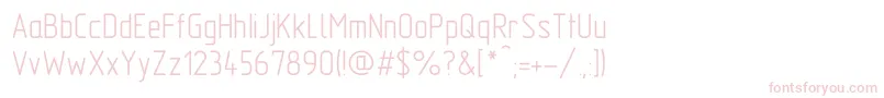 GostA Font – Pink Fonts on White Background