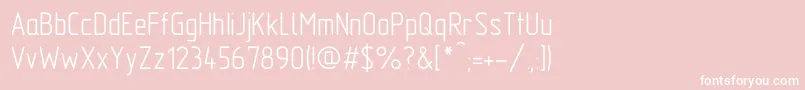 GostA Font – White Fonts on Pink Background