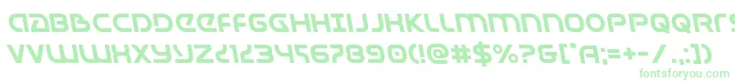 Universaljackleft Font – Green Fonts on White Background