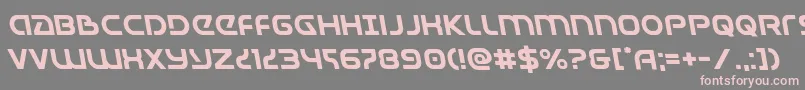 Universaljackleft Font – Pink Fonts on Gray Background