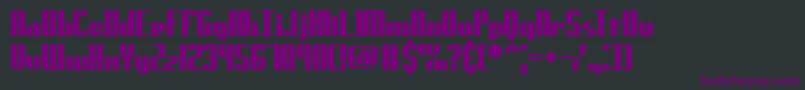 Fonte GenotypeSBrk – fontes roxas em um fundo preto