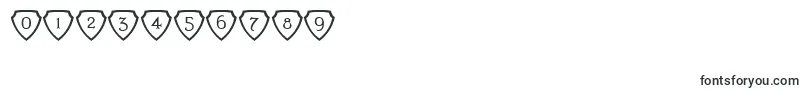 KnightsQuestShielded Font – Fonts for Numbers and Digits