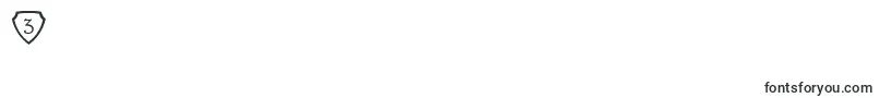 KnightsQuestShielded Font – Fonts for Digit 3