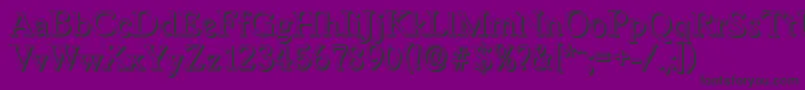 WorcestershadowRegular Font – Black Fonts on Purple Background