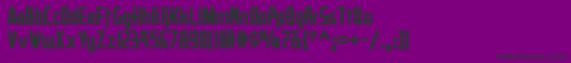 Lareynacatalinanf Font – Black Fonts on Purple Background