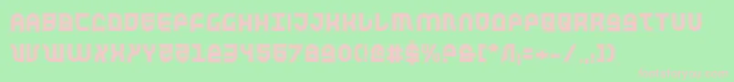 More about Trektroopera Font Trektroopera Font – Pink Fonts on Green Background