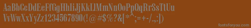 More about VetrenBold Font VetrenBold Font – Gray Fonts on Brown Background