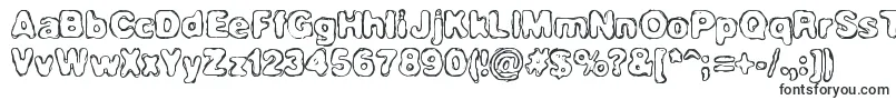 Шрифт HassleBrk – рельефные шрифты