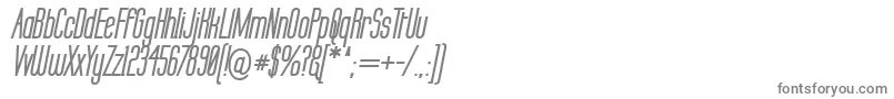 LabtopBoldItalic-Schriftart – Graue Schriften