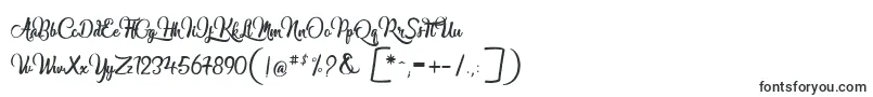 Шрифт Marguaritas – каллиграфические шрифты