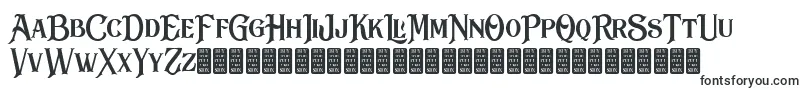 BlackDramaDemo-fontti – joulufontit