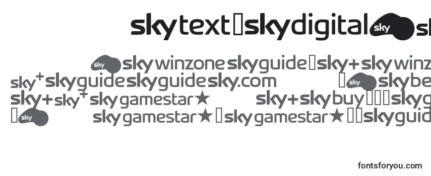 Обзор шрифта Skyfontbrands