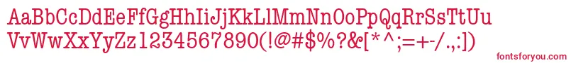 KeyboardCondensedSsiCondensed Font – Red Fonts