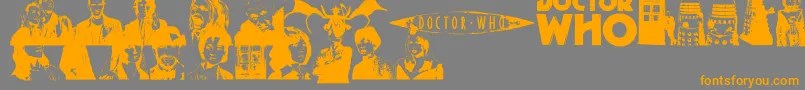 Lisätietoja DoctorWho2006-fontista DoctorWho2006-fontti – oranssit fontit harmaalla taustalla