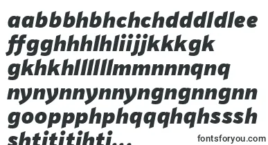 PfhighwaysansproBlackitalic font – sesotho Fonts