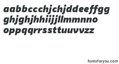 PfhighwaysansproBlackitalic font – corsican Fonts