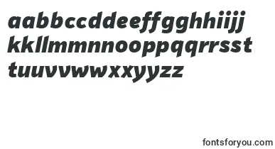 PfhighwaysansproBlackitalic font – english Fonts (UK)