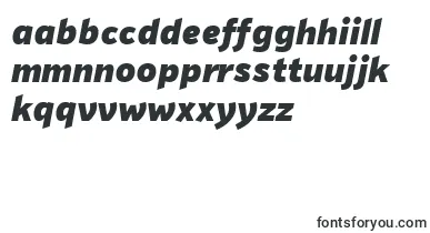PfhighwaysansproBlackitalic font – irish Fonts