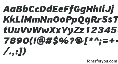 PfhighwaysansproBlackitalic font – popular Fonts