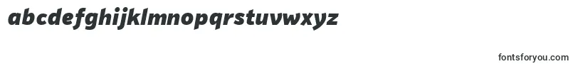 PfhighwaysansproBlackitalic Font – Alphabet Fonts
