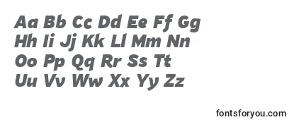 PfhighwaysansproBlackitalic-fontti