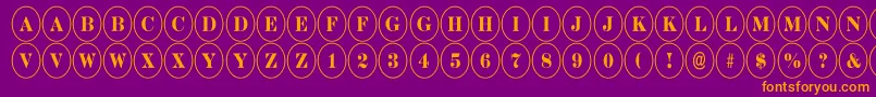 More about ADiscoserifnr Font ADiscoserifnr Font – Orange Fonts on Purple Background