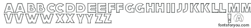 Шрифт Zagzagcaps – прямые шрифты