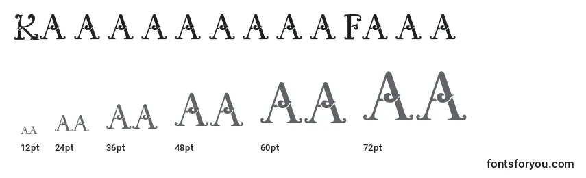 sizes of kualamanpafont font, kualamanpafont sizes