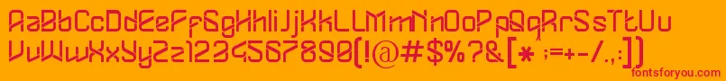 More about Dylovastuff Font Dylovastuff Font – Red Fonts on Orange Background
