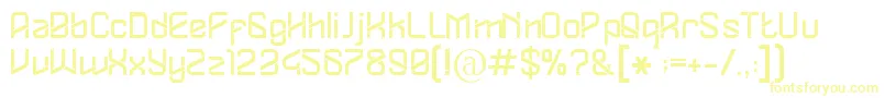 Dylovastuff-fontti – keltaiset fontit valkoisella taustalla