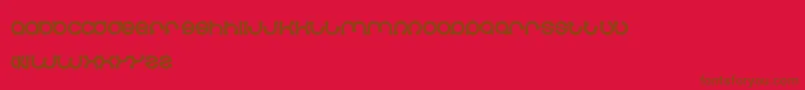 Skateboard Font – Brown Fonts on Red Background