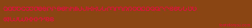 Skateboard Font – Red Fonts on Brown Background