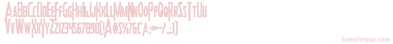 Heroesassemblecond Font – Pink Fonts on White Background