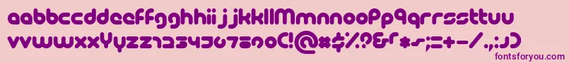 Picoblackal Font – Purple Fonts on Pink Background