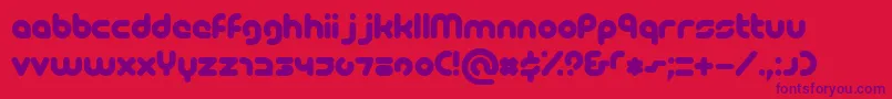 Picoblackal Font – Purple Fonts on Red Background