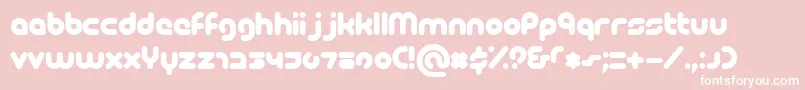 Picoblackal Font – White Fonts on Pink Background