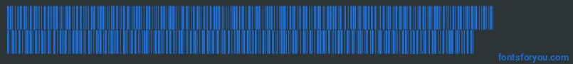 Intp48dltt Font – Blue Fonts on Black Background